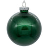 Vickerman N211224 4.75" Clear Ball Christmas Ornament With Emerald Glitter Interior 4 Pieces Per Bag