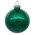 Vickerman N211244 4.75" Clear Ball Christmas Ornament With Seafoam Glitter Interior 4 Pieces Per Bag