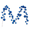 Vickerman N222802 10' Blue Pearl Branch Ball Wire Garland.