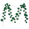 Vickerman N222804 10' Green Pearl Branch Ball Wire Garland.