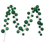 Vickerman N222804 10' Green Pearl Branch Ball Wire Garland.