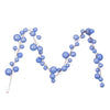 Vickerman N222829 10' Periwinkle Pearl Branch Ball Wire Garland.