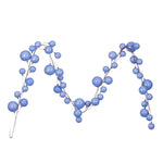Vickerman N222829 10' Periwinkle Pearl Branch Ball Wire Garland.