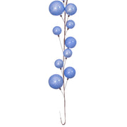 Vickerman N222829 10' Periwinkle Pearl Branch Ball Wire Garland.