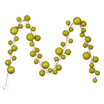 Vickerman N222873 10' Lime Pearl Branch Ball Wire Garland.