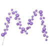 Vickerman N222886 10' Lavender Pearl Branch Ball Wire Garland.