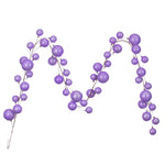 Vickerman N222886 10' Lavender Pearl Branch Ball Wire Garland.