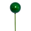 Vickerman N222904PV 3" X 18" Green Pearl Ball Ornament Stick 12 Per Bag.