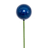 Vickerman N222931PV 3" X 18" Midnight Blue Pearl Ball Ornament Stick 12 Per Bag.