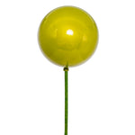 Vickerman N223173PV 4" X 18" Lime Pearl Ball Ornament Stick 6 Per Bag.