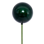 Vickerman N223174PV 4" X 18" Midnight Green Pearl Ball Ornament Stick 6 Per Bag.