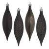 Vickerman N500184 5.5" Gunmetal 4-Finish Drop Christmas Ornament 8 Per Box