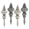 Vickerman N500225 7" Limestone Finial 4 Finish Asst 8/Bx
