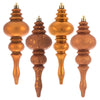 Vickerman N500288 7" Copper 4-Finish Finial Ornament 8 Per Box