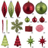 Vickerman N512543 Red And Kiwi Ornament Set 125 Per Box