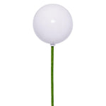 Vickerman N590811DPV 3" White Pearl Uv Drilled Ball Ornament 12 Per Bag.