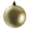 Vickerman N590838DCV 3" Champagne Candy Ball Ornament 12 Per Bag