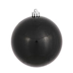 Vickerman N592517DCV 10" Black Candy Ball Ornament