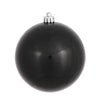 Vickerman N592017DCV 8" Black Candy Ball Ornament