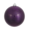 Vickerman N593026DCV 12" Plum Candy Ball Ornament