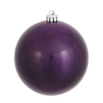 Vickerman N593026DCV 12" Plum Candy Ball Ornament