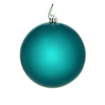 Vickerman N592041DCV 8" Dark Teal Candy Ball Ornament