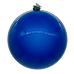 Vickerman N592502DPV 10" Blue Pearl Uv Drilled Ball Ornament 1 Per Bag.