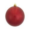 Vickerman N591203DCV 4.75" Red Candy Ball Ornament 4 Per Bag