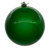 Vickerman N592004DPV 8" Green Pearl Uv Drilled Ball Ornament 1 Per Bag.
