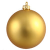 Vickerman N590708DMV 2.75" Gold Matte Ball Ornament 12 Per Bag