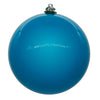 Vickerman N591212DPV 4.75" Turquoise Pearl Uv Drilled Ball Ornament 4 Per Bag.