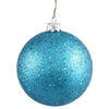 Vickerman N592012DQ 8" Turquoise Sequin Ball Ornament