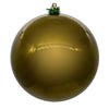 Vickerman N591514DPV 6" Olive Pearl Uv Drilled Ball Ornament 4 Per Bag.