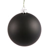 Vickerman N590617DMV 2.4" Black Matte Ball Ornament 24 Per Bag