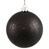 Vickerman N592517DQ 10" Black Sequin Ball Ornament