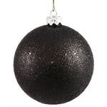 Vickerman N592517DQ 10" Black Sequin Ball Ornament