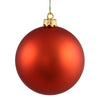 Vickerman N590718DMV 2.75" Burnished Orange Matte Ball Ornament 12 Per Bag
