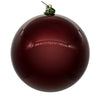 Vickerman N592019DPV 8" Wine Pearl Uv Drilled Ball Ornament 1 Per Bag.