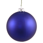 Vickerman N592522DMV 10" Cobalt Matte Ball Ornament