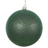 Vickerman N593024DG 12" Emerald Glitter Ball Ornament