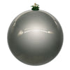 Vickerman N592525DPV 10" Limestone Pearl Uv Drilled Ball Ornament 1 Per Bag.