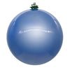 Vickerman N592529DPV 10" Periwinkle Pearl Uv Drilled Ball Ornament 1 Per Bag.