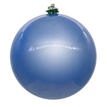 Vickerman N591529DPV 6" Periwinkle Pearl Uv Drilled Ball Ornament 4 Per Bag.