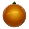 Vickerman N591530DPV 6" Antique Gold Pearl Uv Drilled Ball Ornament 4 Per Bag.