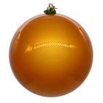 Vickerman N591530DPV 6" Antique Gold Pearl Uv Drilled Ball Ornament 4 Per Bag.
