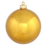 Vickerman N592530DSV 10" Antique Gold Shiny Ball Ornament