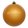 Vickerman N592033DPV 8" Copper-Gold Pearl Uv Drilled Ball Ornament 1 Per Bag.
