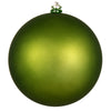 Vickerman N591534DMV 6" Juniper Green Matte Ball Ornament 4 Per Bag