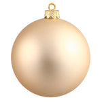 Vickerman N590738DMV 2.75" Champagne Matte Ball Ornament 12 Per Bag