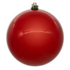 Vickerman N591039DPV 4" Bittersweet Pearl Uv Drilled Ball Ornament 6 Per Bag.